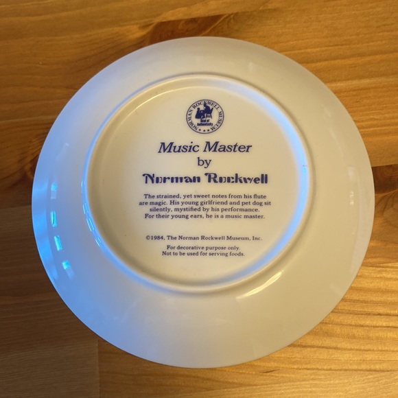 Norman Rockwell “Music Master” collectors plate - Picture 2 of 2